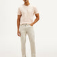 Men's Redloop Off White Slim Fit Trousers - Front View