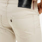 Men's Redloop Off White Slim Fit Trousers - Detail View