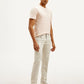 Men's Redloop Off White Slim Fit Trousers - Side View