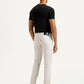 Men's Redloop 511 Off White Slim Fit Mid Rise Jeans - Back View