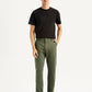 Men's Olive Slim Fit Tech Pant Chinos - Front View