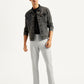 Men's Grey Slim Fit Tech Pants Chinos - Elevated View