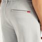 Men's Grey Slim Fit Tech Pants Chinos - Detail View