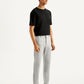Men's Grey Slim Fit Tech Pants Chinos - Side View