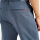 Men's Blue Slim Fit Tech Pant Chinos - Detail View