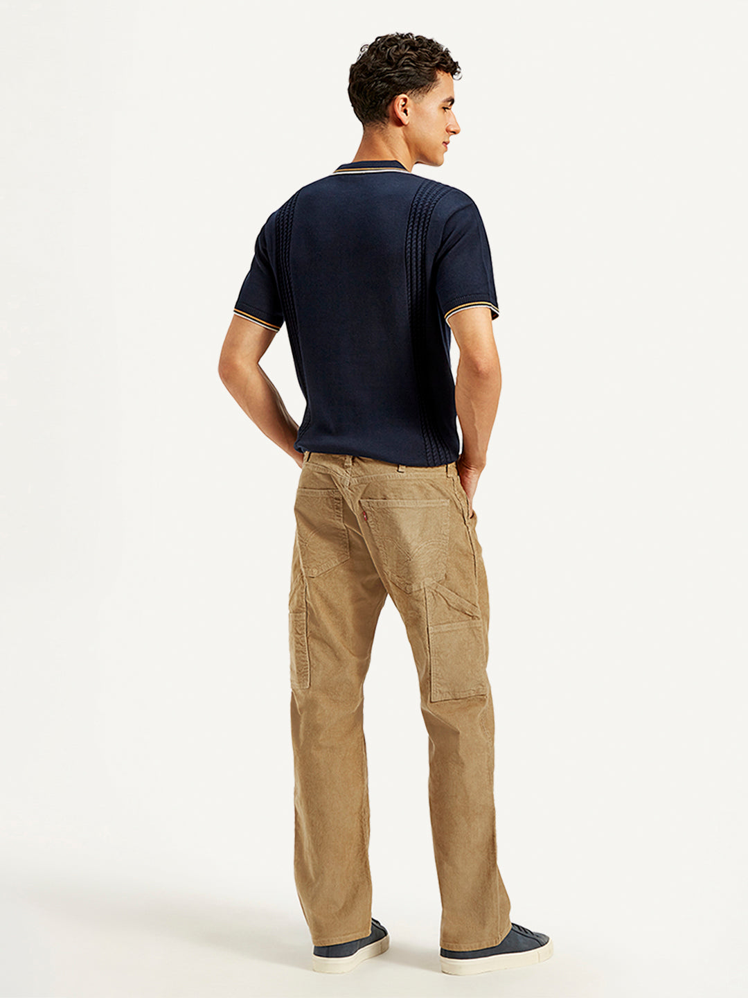 Men's 505 Khaki Straight Fit Corduroy Utility Pants - 20 View