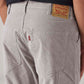 Men's 505 Grey Straight Fit Mid Rise Corduroy Cargos - 20 View