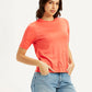 Women's Printed Regular Fit T-Shirt - side View
