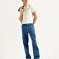 Men's 568 Blue Loose Fit Mid Rise Jeans - Elevated View