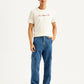 Men's 568 Blue Loose Fit Mid Rise Jeans - Front View
