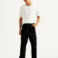 Men's 568 Black Loose Straight Cargo Trousers - Styleshot View