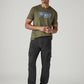 Men's 568 Black Loose Fit Mid Rise Cargos - Styleshot View