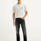 Men's 511 Black Slim Fit Mid Rise Jeans - Front View