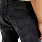 Men's 511 Black Slim Fit Mid Rise Jeans - Detail View