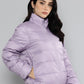 Women's Solid Purple Jacket - 3 View