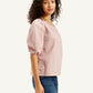 Women's Printed Regular Fit Top - Side View