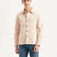 Men's Solid Dyed Spread Collar Jacket - 05766a63-4b7f-4012-a1fa-9aa48261bbfe View