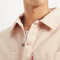Men's Solid Dyed Spread Collar Jacket - 50d4731a-6607-43a8-acfc-5fc014fd486a View