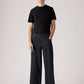 Men's Dark Indigo Twisted Baggy Fit Mid Rise Jeans - Front View