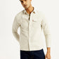 Men's Solid Slim Fit Corduroy Shirt - Styleshot View