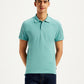 Men's Typographic Print Slim Fit Polo T-Shirt - 20 View