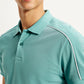 Men's Typographic Print Slim Fit Polo T-Shirt - 20 View