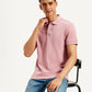 Men's Solid Slim Fit Polo T-Shirt - 20 View
