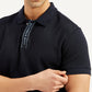 Men's Solid Slim Fit Polo T-Shirt - Detail View