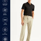 Men's 555'96 Beige Relaxed Straight Fit Tech Pants - 002k00004 View