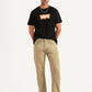 Men's 541 Khaki Athletic Tapered Fit Mid Rise Selvedge Chinos - Styleshot View