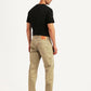 Men's 541 Khaki Athletic Tapered Fit Mid Rise Selvedge Chinos - Back View