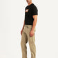 Men's 541 Khaki Athletic Tapered Fit Mid Rise Selvedge Chinos - Side View