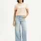 Women's 318 Light Indigo Flared Fit Mid Rise Jeans - Front View