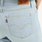 Women's 318 Light Indigo Flared Fit Mid Rise Jeans - Detail View