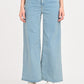 Women's 318 Light Blue Wide Leg Fit Mid Rise Jeans - jpg View