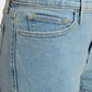 Women's 318 Light Blue Wide Leg Fit Mid Rise Jeans - detail View
