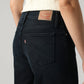 Women's 318 Dark Blue Shaping Wide Leg Fit Mid Rise Jeans - Detail View