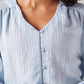 Women's Textured Regular Fit Top - Detail View