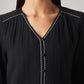 Women's Solid Regular Fit Top - Detail View