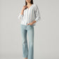 Women's Striped Relaxed Fit Top - Full View