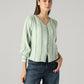 Women's Striped Relaxed Fit Top - Side View