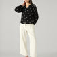 Women's Embroidered Relaxed Fit Top - Full View