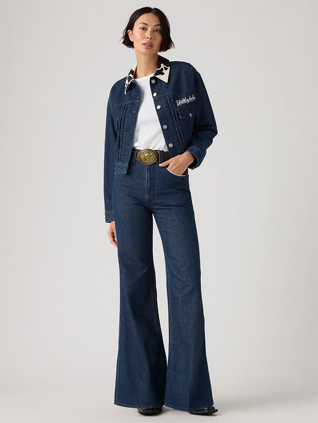 Levi's® x Toy Story Women's Ribcage Bootcut Bell Jeans - Styleshot View