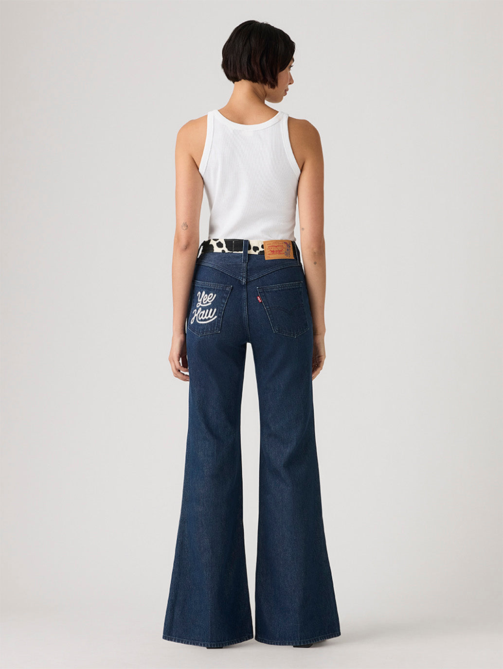 Levi's® x Toy Story Women's Ribcage Bootcut Bell Jeans - Back View