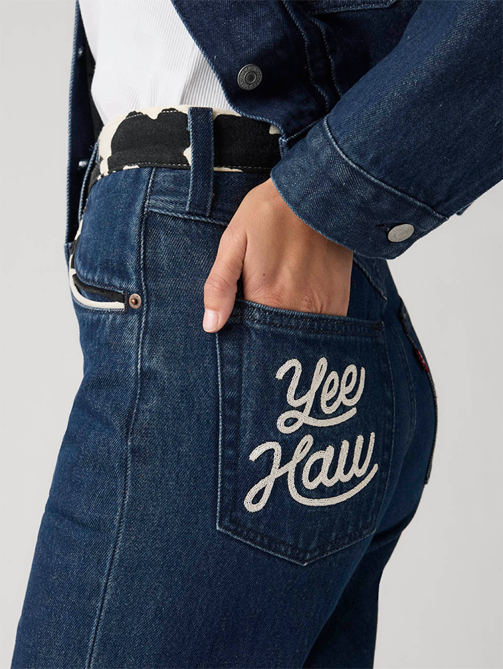 Levi's® x Toy Story Women's Ribcage Bootcut Bell Jeans - Detail View