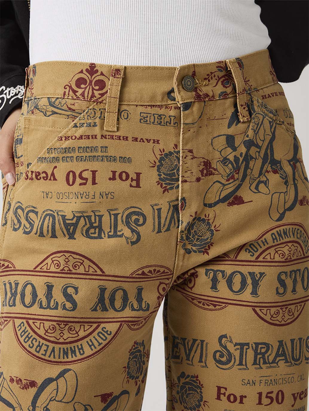 Levi's® x Toy Story Men's 568 Loose Utility Jeans - Detail View