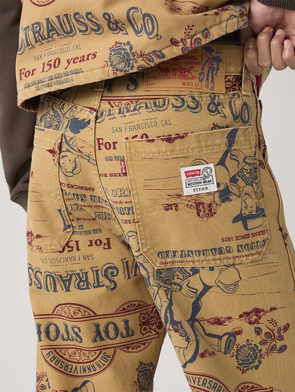 Levi's® x Toy Story Men's 568 Loose Utility Jeans - Detail View