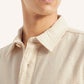 Men's Self Design Relaxed Fit Shirt - Detail View