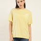 Women's Graphic Oversized T-Shirt - Front View