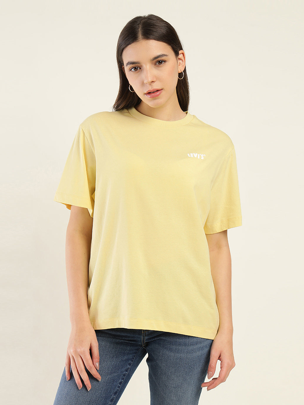 Women's Graphic Oversized T-Shirt - Front View